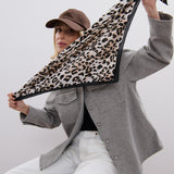 Leopard Patterned Lightweight Scarf