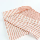 Pink Stripe Cotton Sarong Scarf