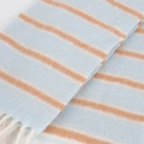 Cloud Stripe Fluffy Scarf