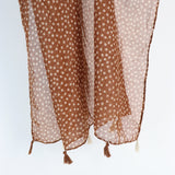 Tierra Tassel Wrap Lightweight Scarf