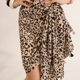 Cattura Leoard Tassel Lightweight Scarf
