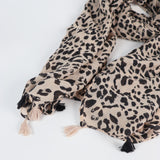 Cattura Leoard Tassel Lightweight Scarf