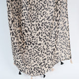 Cattura Leoard Tassel Lightweight Scarf