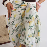 Limone Tassel Lightweight Scarf