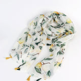 Limone Tassel Lightweight Scarf