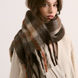 Classic Check Fluff Scarf