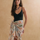Coral Printed Neck Scarf