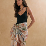Coral Printed Neck Scarf