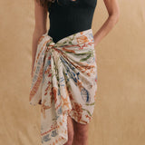Coral Printed Neck Scarf