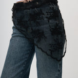 Città Lace Head Scarf in Black
