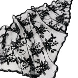 Città Lace Head Scarf in Black