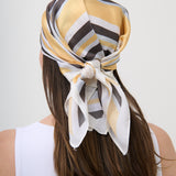 Raye Striped Head Scarf