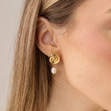 Snail Pearl 18K Gold Plated Necklace