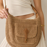 Terra Straw Crossbody Bag
