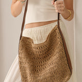 Velra Straw Shoulder Bag