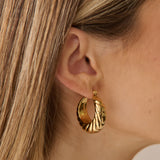Lauren Coil 18K Gold Plated Earrings