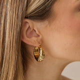 Lauren Coil 18K Gold Plated Earrings
