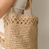 Kaela Straw Crossbody Bag