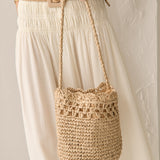 Kaela Straw Crossbody Bag