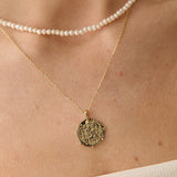 Coin Charm 18K Gold Plated Necklace