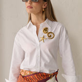 Clementine Daisy Print Bandana