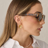 Seoni Square Cat Eye Sunglasses (2col)