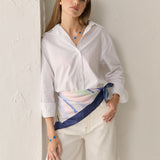 Watercolor Checkered Print Bandana