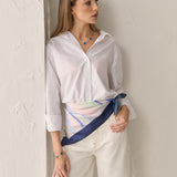 Watercolor Checkered Print Bandana