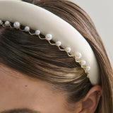 Isla Dainty Pearl Statement Headband