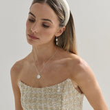 Satin Plain Padded Headband in White