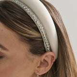 Olivia Silver Crystal Statement Headband