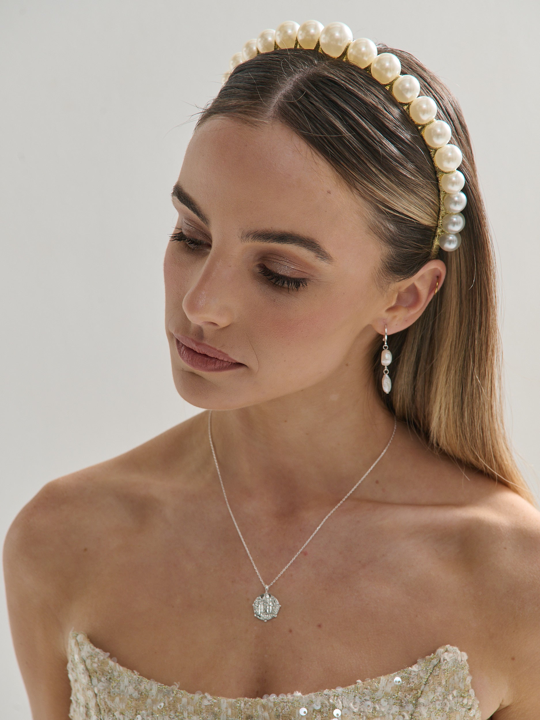 Emma Pearl Statement Headband