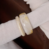 Joey Open Cuff Bangle in Stone
