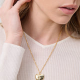 Melody Heart 18K Gold Plated Necklace