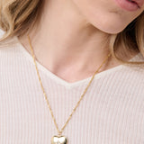 Melody Heart 18K Gold Plated Necklace