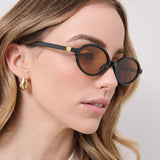 L&S Sezane Vintage Sunglasses in Brown