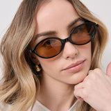 L&S Sezane Vintage Sunglasses in Brown