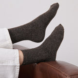 Angels Rib Wool Blend Socks (4col)