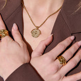 Pandora 18K Gold Plated Charm Necklace