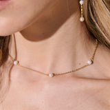 Ally Pearl 18K Gold Plated Necklace