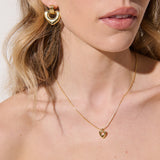 Tania Heart 18K Gold Plated Necklace