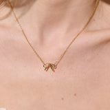 Carri Bow 18K Gold Plated Necklace