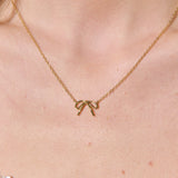 Carri Bow 18K Gold Plated Necklace