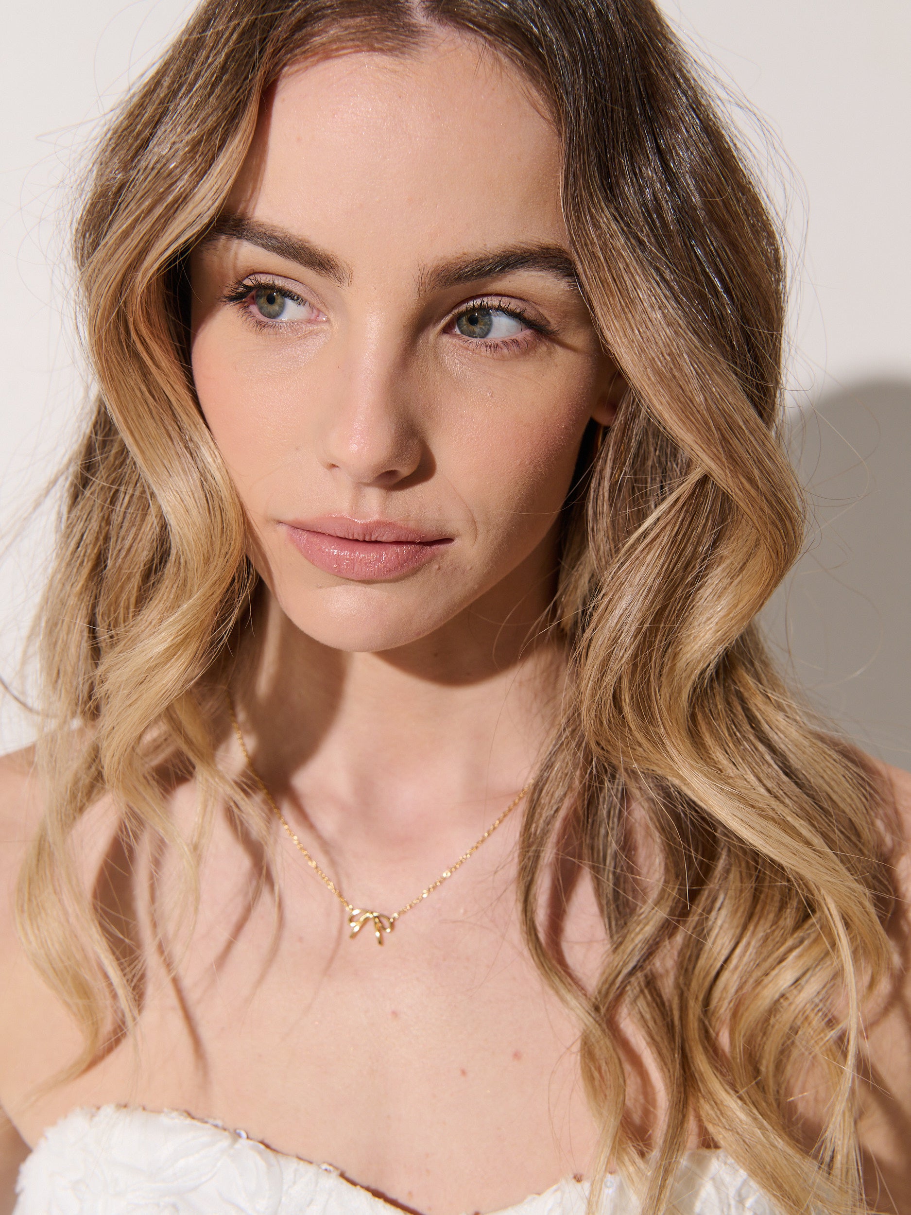 Carri Bow 18K Gold Plated Necklace