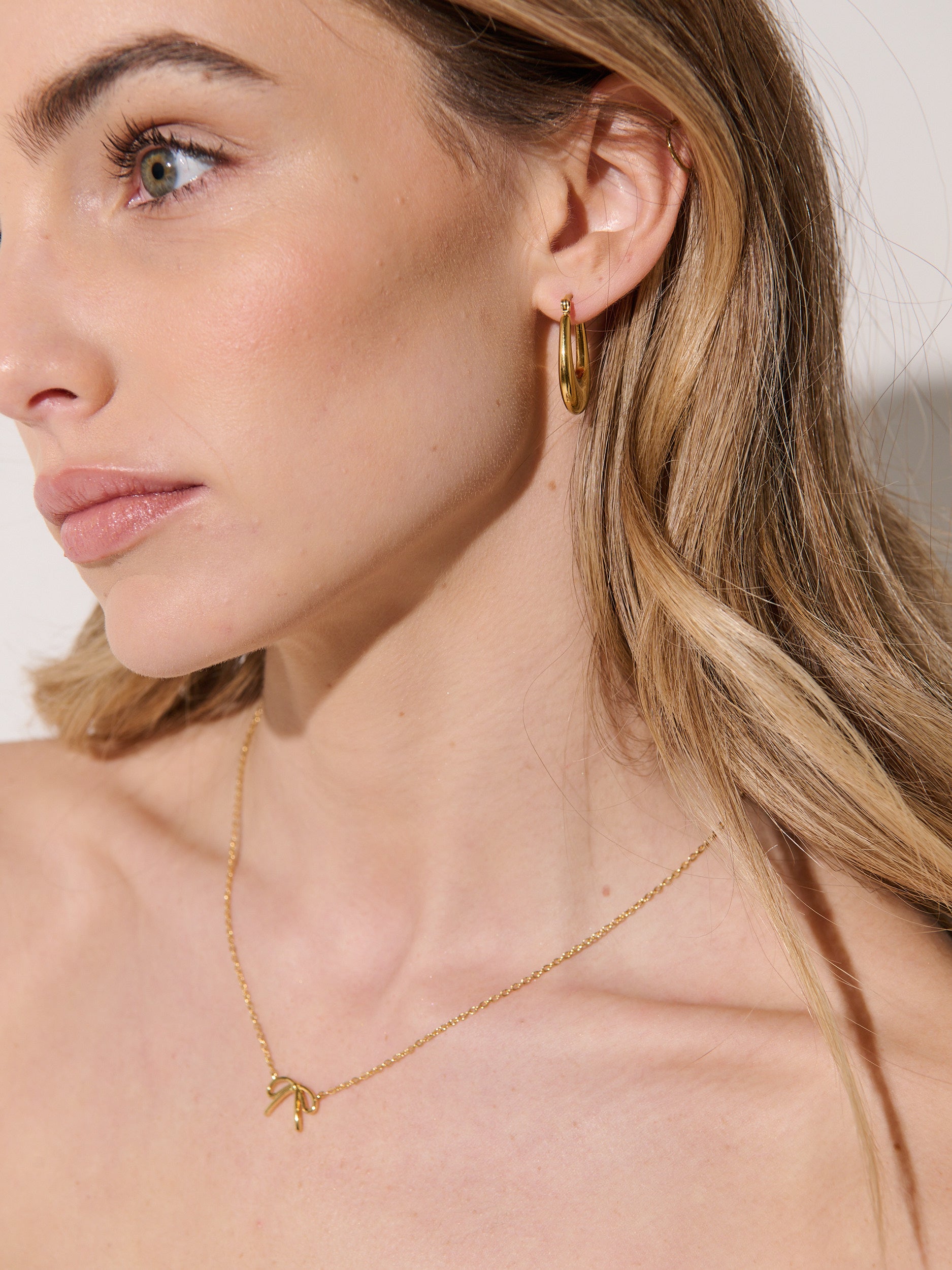 Carri Bow 18K Gold Plated Necklace