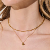 Link Chain 18K Gold Plated Necklace