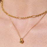 Link Chain 18K Gold Plated Necklace