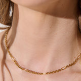 Link Chain 18K Gold Plated Necklace