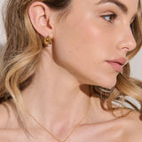 Petit Knotted 18K Gold Plated Earrings
