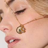 Gala 18K Gold Plated Charm Necklace
